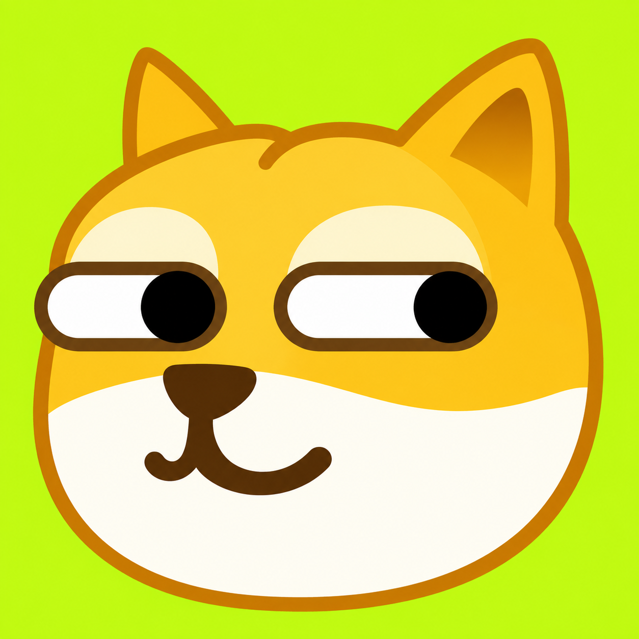 旺柴 side-eye dog sticker